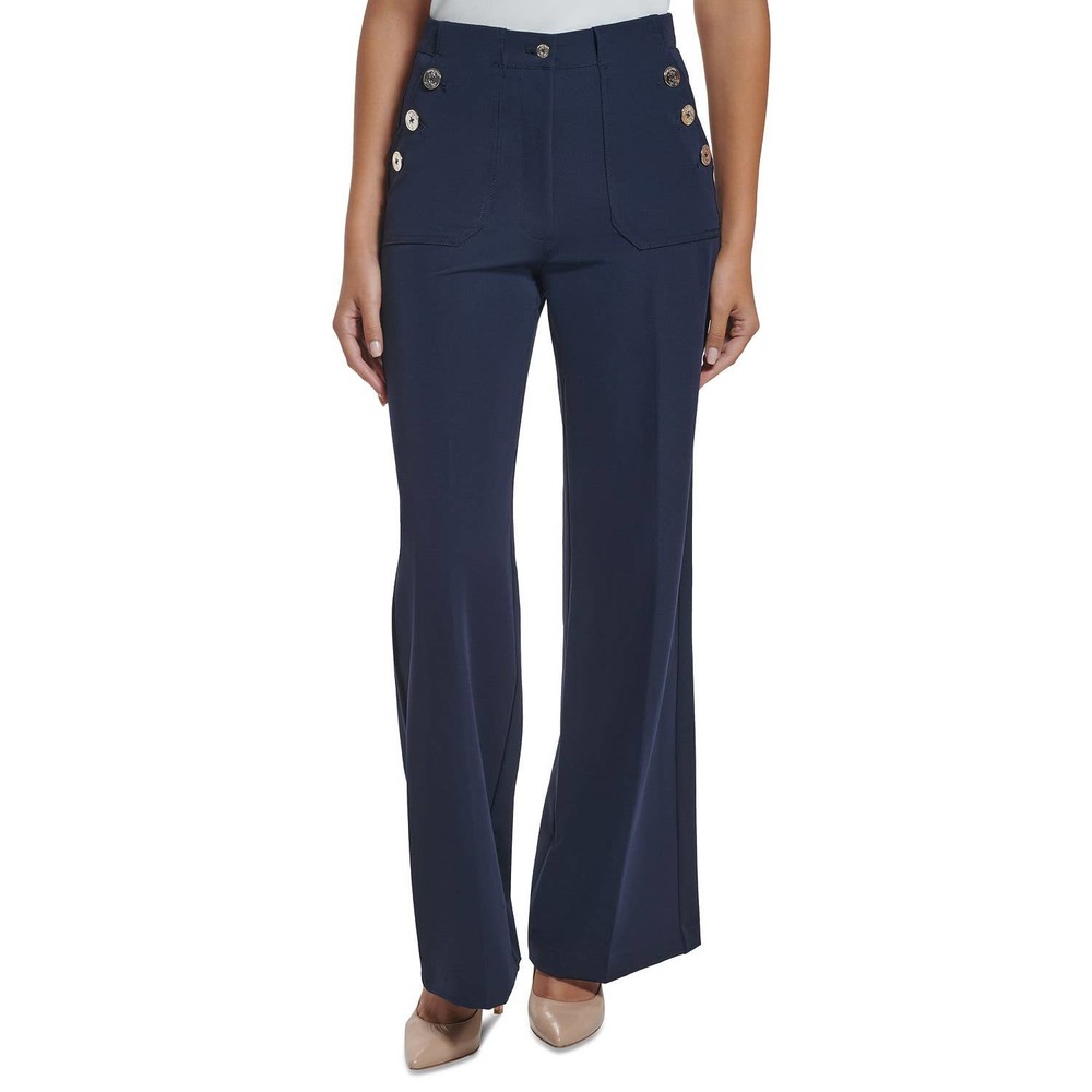 Tommy Hilfiger Navy Wide-Leg Sailor Pants